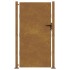 Puerta de jardín acero corten 105x205