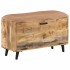 Banco zapatero madera maciza de mango 80x30x45
