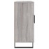 Aparador de madera de ingeniería gris Sonoma 90x34x80