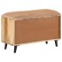 Banco zapatero madera maciza de mango 80x30x45