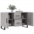 Aparador de madera de ingeniería gris Sonoma 100x36x60