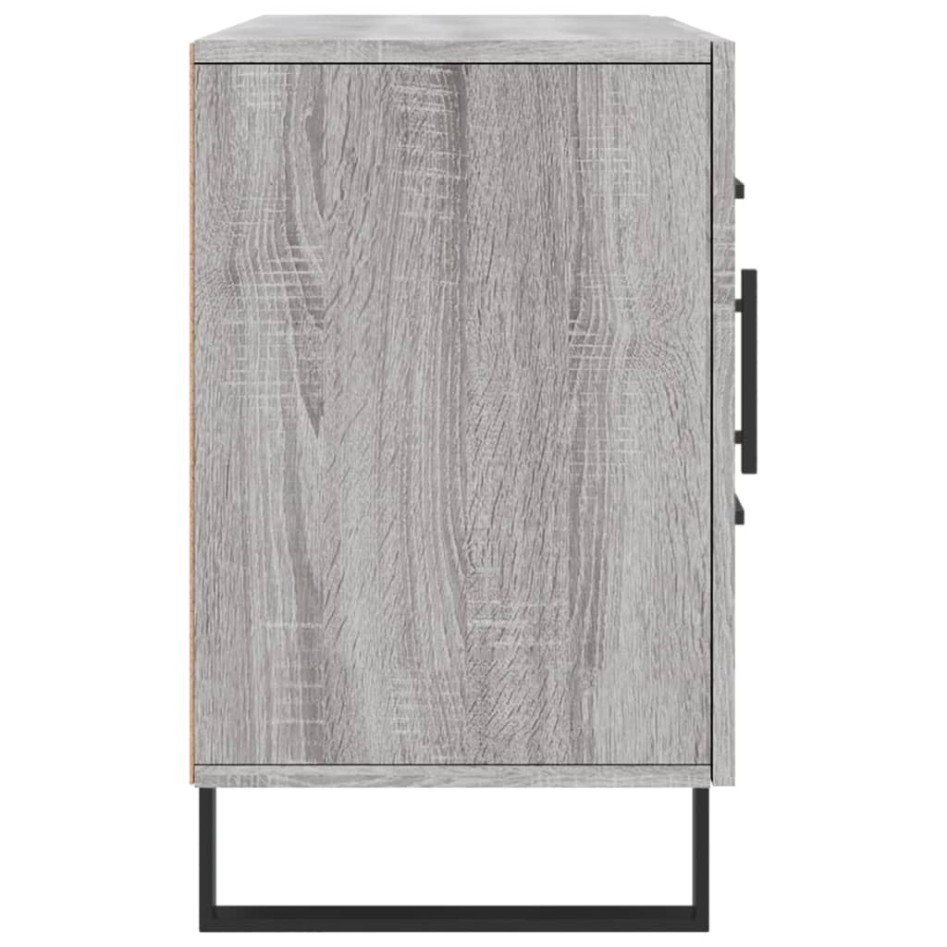 Aparador de madera de ingeniería gris Sonoma 100x36x60