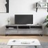 Mueble de TV madera contrachapada roble ahumado 150x30x44,5