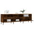 Mueble de TV madera contrachapada roble ahumado 150x30x44,5