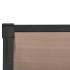 Marquesina de puerta policarbonato negro 396x90