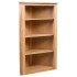 Estantería de esquina madera maciza de roble 59x36x100