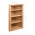 Estantería de esquina madera maciza de roble 59x36x100
