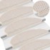 Alfombrillas autoadhesivas sisal 15 uds bereber 65x21x4
