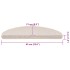 Alfombrillas autoadhesivas sisal 15 uds bereber 65x21x4