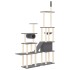 Rascador para gatos con postes de sisal gris oscuro 279