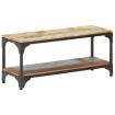 Mesa de centro de madera maciza reciclada 90x30x40 cm