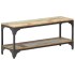 Mesa de centro de madera maciza reciclada 90x30x40