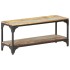 Mesa de centro de madera maciza reciclada 90x30x40