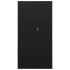 Armario de taquilla de acero negro 90x40x180
