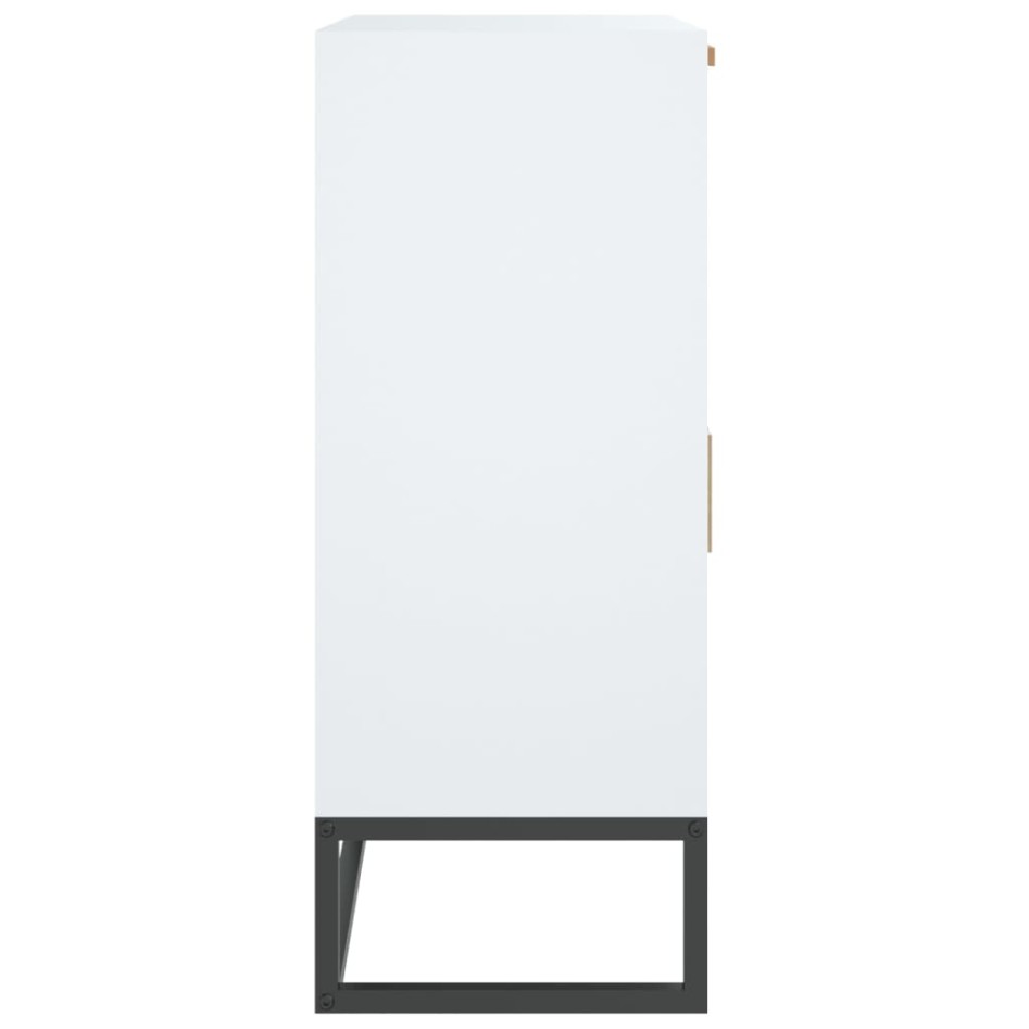 Aparador de madera contrachapada blanco 60x30x75