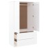 Armario ALTA madera maciza de pino blanco 90x55x170