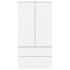 Armario ALTA madera maciza de pino blanco 90x55x170
