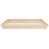 Estructura de cama madera maciza 120x200