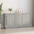 Aparador de madera contrachapada gris hormigón 102x35x55