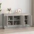 Aparador de madera contrachapada gris hormigón 102x35x55