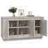 Aparador de madera contrachapada gris hormigón 102x35x55