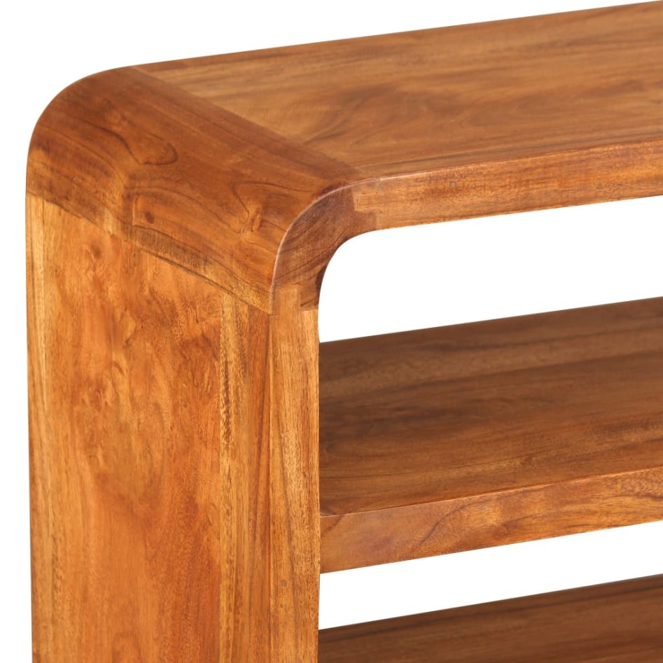 Mueble de TV madera maciza acacia 90x30x55