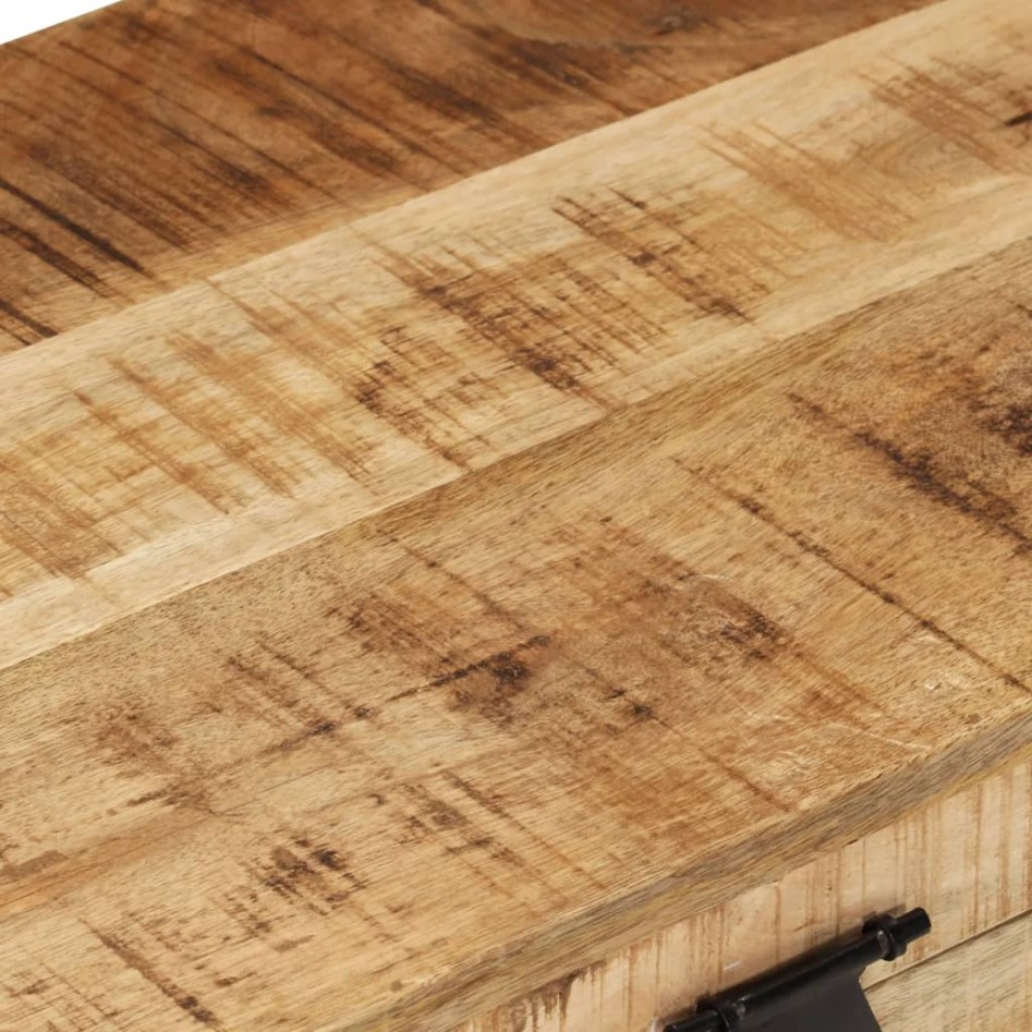 Cofre de almacenamiento de madera de mango