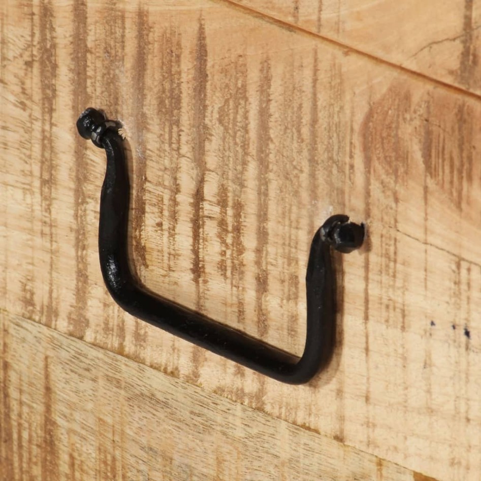 Cofre de almacenamiento de madera de mango