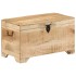 Cofre de almacenamiento de madera de mango