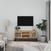 Mueble de TV hierro y madera contrachapada 105x30x45 cm
