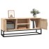 Mueble de TV hierro y madera contrachapada 105x30x45