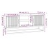 Mueble de TV hierro y madera contrachapada 105x30x45