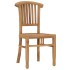 Silla de jardín 2 unidades madera maciza de