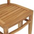 Silla de jardín 2 unidades madera maciza de