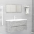 Mueble con lavabo madera de ingeniería gris