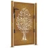Puerta de jardín acero corten diseño árbol 105x155