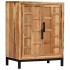 Aparador de madera maciza de acacia marrón 60x35x76