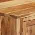 Aparador de madera maciza de acacia marrón 60x35x76