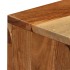 Aparador de madera maciza de acacia marrón 60x35x76