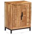 Aparador de madera maciza de acacia marrón 60x35x76