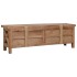 Mueble de TV con 3 cajones madera maciza de caoba 120x30x40