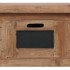 Mueble de TV con 3 cajones madera maciza de caoba 120x30x40