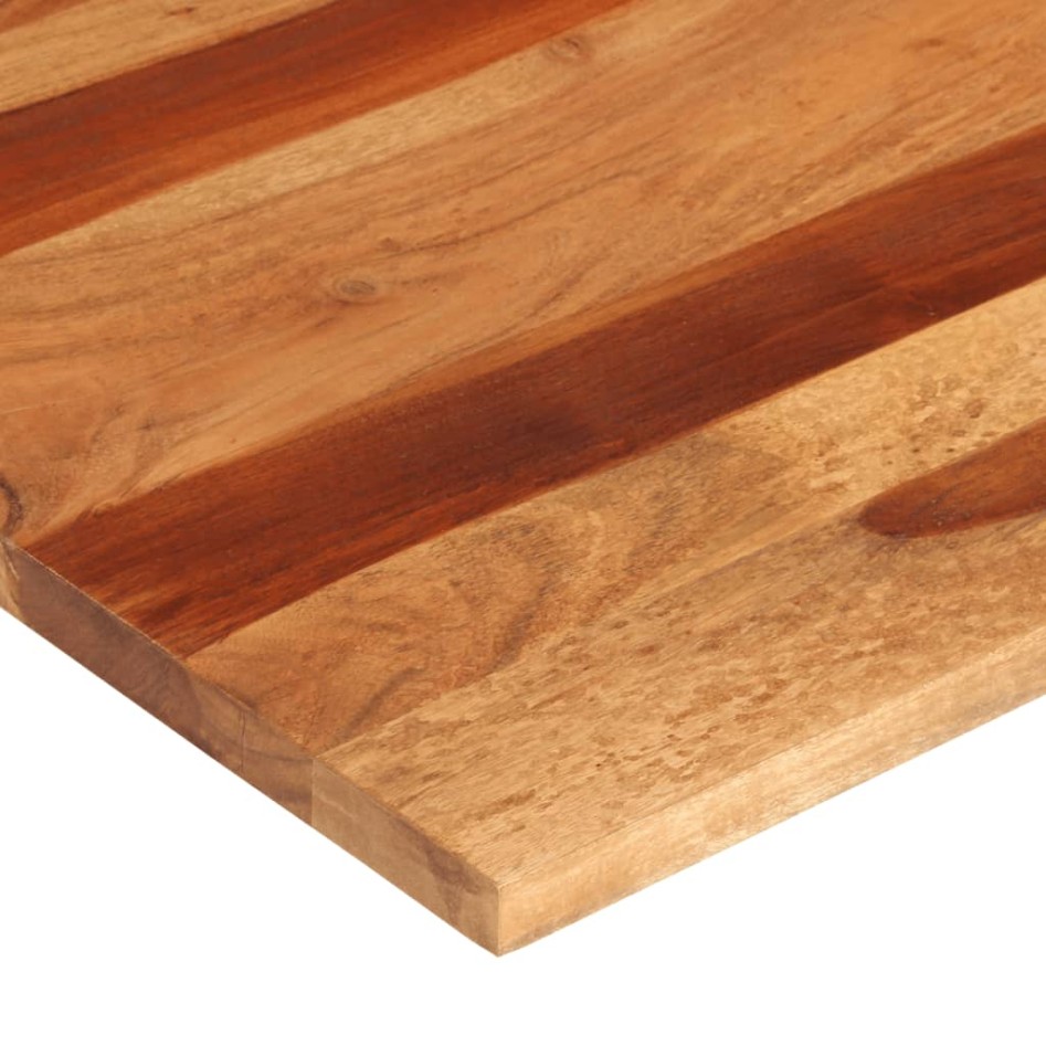 Tablero de mesa madera maciza de acacia 25-27 mm 80x80