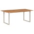 Mesa de comedor de madera maciza de acacia 180x90x76