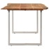 Mesa de comedor de madera maciza de acacia 180x90x76