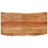 Mesa de comedor de madera maciza de acacia 180x90x76