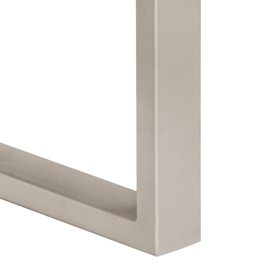 Mesa de comedor de madera maciza de acacia 180x90x76