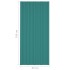 Panel para tejado acero galvanizado verde 36 unidades 100x45