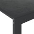 Escritorio de ordenador madera de ingeniería negro 110x60x73