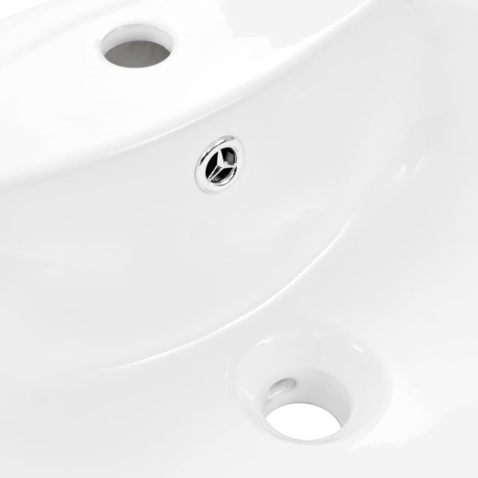 Lavabo de pie de cerámica blanco 520x440x190